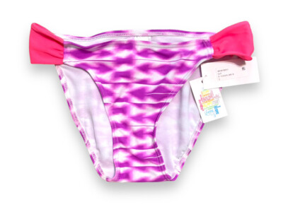 Hula Honey Bikini Bottom Lilac / White Women's Swimsuit Size Small Msrp $28 New