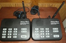TekeyTBOX TK-708 10-Channel Long Range FM Wireless 3 Black Intercom System WORKS
