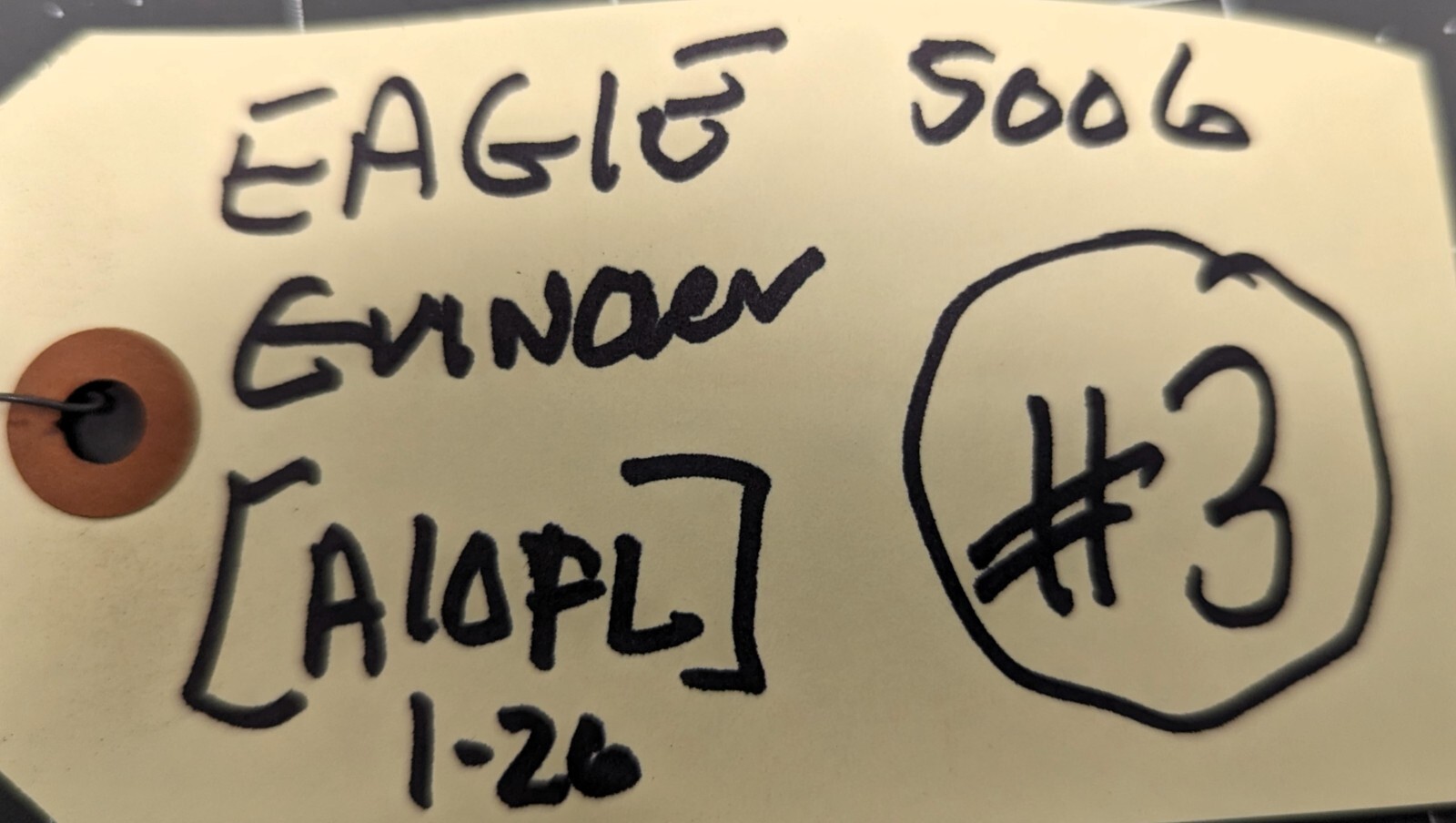 11,000 RPM 4” Angle Air Angle Die Grinder 0.6 hp 18cfm Eagle 5006 [A10FL] #3