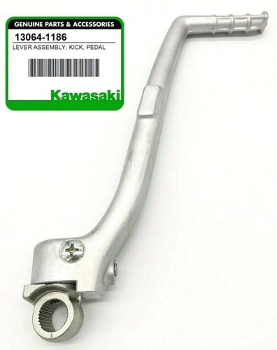 Caltric Aluminum Kick Start Lever For Kawasaki KX85 & KX112 Dirt Bikes (2001-2025)
