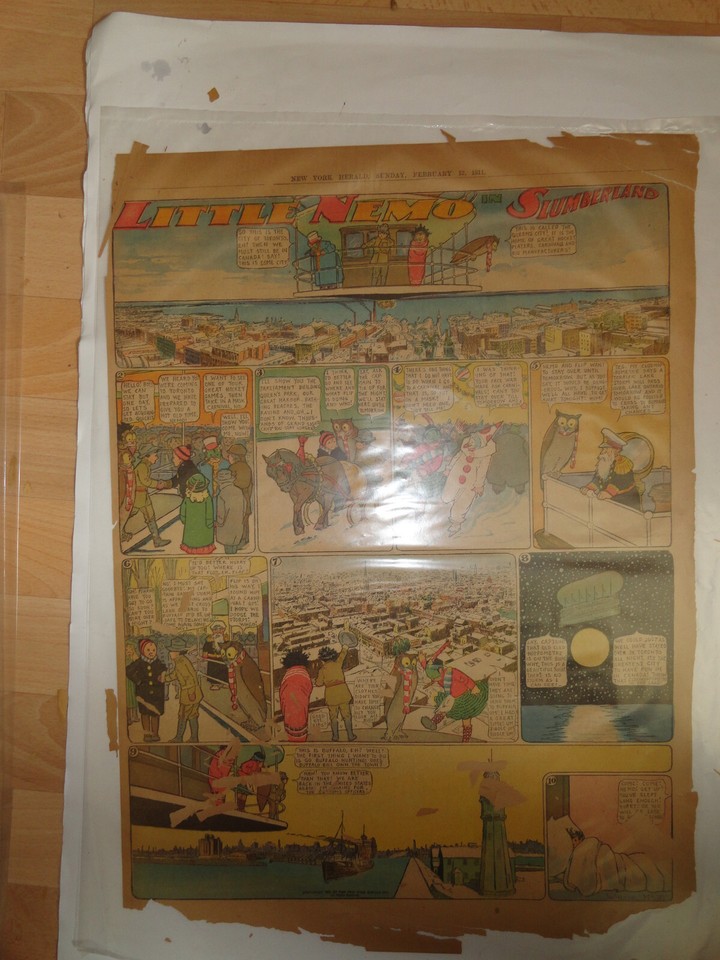 LITTLE NEMO 12.02.1911 Winsor McCay fast A2 Fullpage Full Color - 112 ...