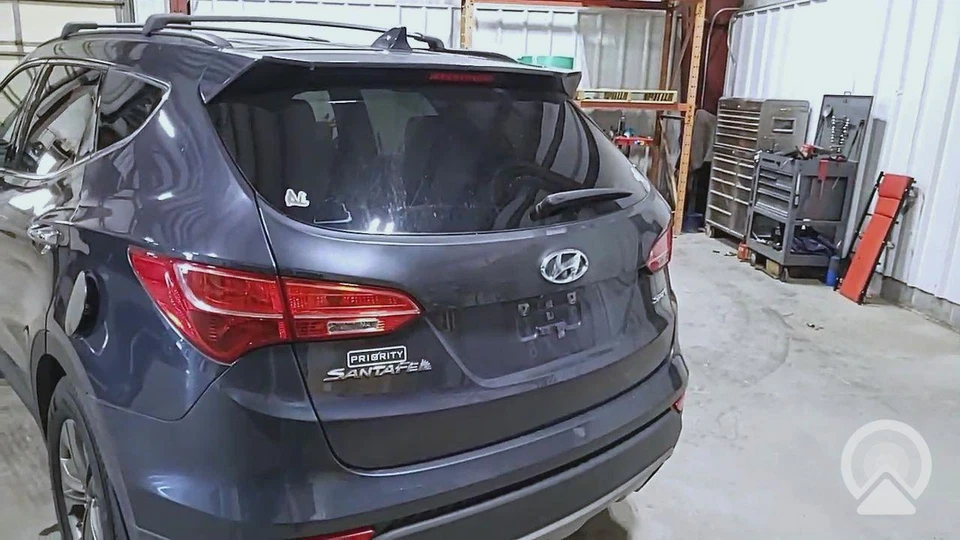 Hyundai Santa Fe Sport 2013-2018 puerta levadiza trasera manual escotilla azul Marlin-W7U Foto 3 de 3