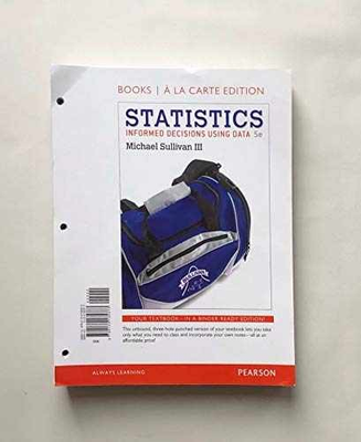 #ad Statistics: Informed Loose Leaf by Sullivan III Michael Acceptable $8.44