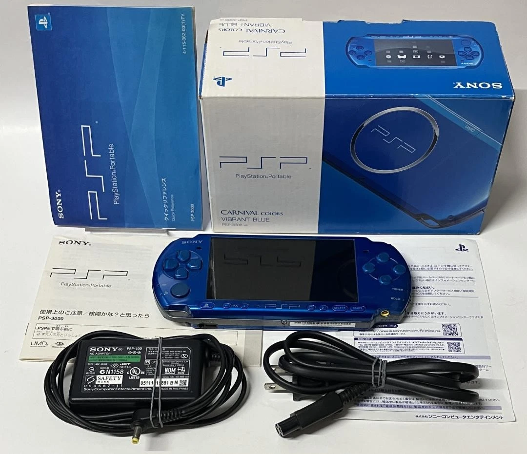 PSP-3000 NTSC-J Blue Video Game Consoles for sale | eBay
