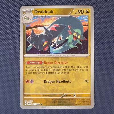 Drakloak 072/131 - Prismatic Evolutions - Common Reverse Holo Pokemon Card - NM
