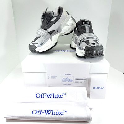 Off-White Glove Slip On Low Top Sneakers Grey Light Grey US Mens 6 or Women 8