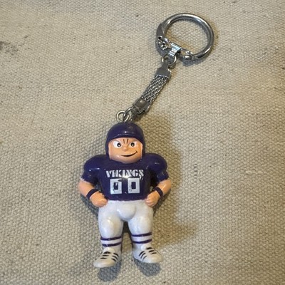 Vintage Original 1987 Lil Sports Brat Minnesota Vikings NFL Keychain 