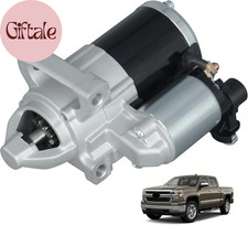 New Starter Motor 10910N Compatible with Chevrolet Silverado 1500 2014-2016, Cad