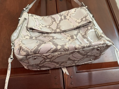 SELTENE Aimee Kestenberg mehrfarbige Leder 5thAve Schultertasche ombreSnakeSkin gebraucht, in einwandfreiem Zustand - Bild 6 von 12