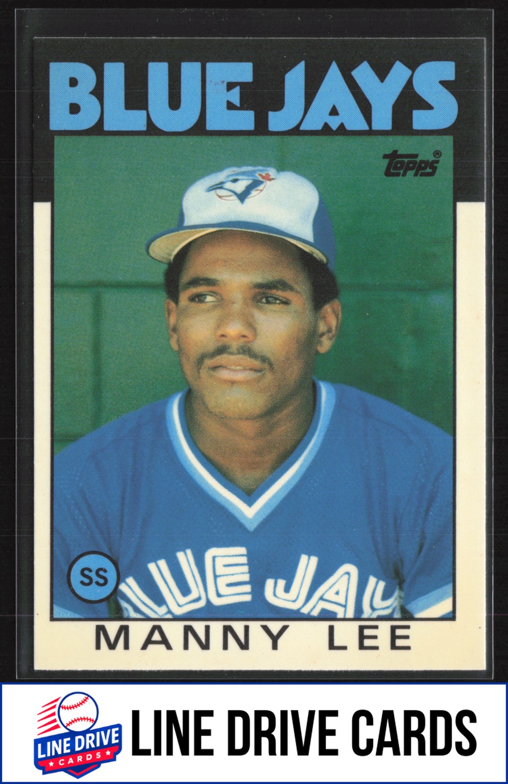 1986 Topps #23 Manny Lee Collector's Edition (Tiffany) Toronto Blue Jays Rookie