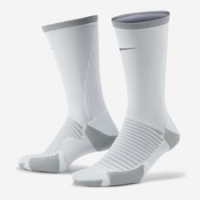 Nike Spark Cushioned Crew White Run Socks CU7200 100 Men  s 8-9.5 Women  s 9.5-11