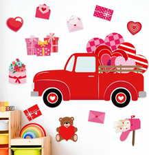 Valentine'S Day Bulletin Board Set DIY Truck Bulletin Board Cutouts Crafts Valen