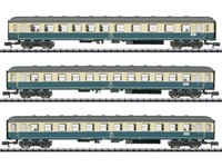 Minitrix 15639 - Personenwagen Set Schnellzugwagen Db Ep.Iv 3-Teilig - Spur N