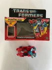 Vintage G1 Transformers Pointblank Targetmaster w/ Peacemaker & Box (1987)