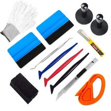 Complete Vinyl Wrap Application Tools Kit Auto Window Tint Film Tool Kit Incl...
