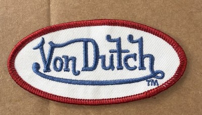 Embroidered Trucker  Von Dutch Patch  Sew On 4  X 2 