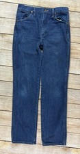 Vintage Mens Wrangler Jeans Size 30x32 936PWD Denim Dark Wash Cowboy Cut