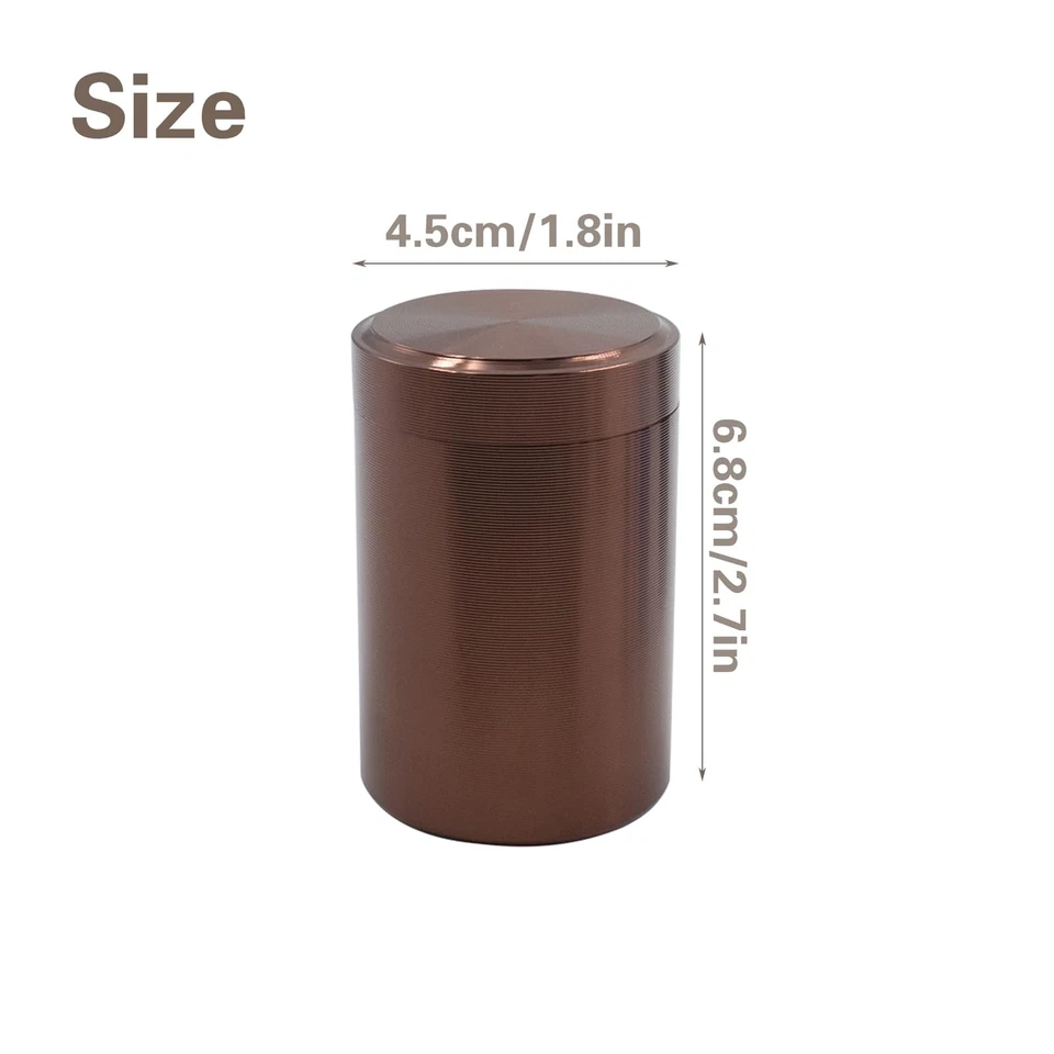 4 PCS Aluminum Storage Jar Portable Metal Container with Lid, Smell Proof Con... - Image 4 of 4