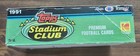 1991 topps stadium club football wax box — photo 5