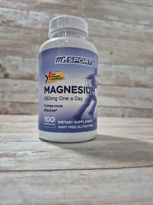 Magnesium Supplement Complex MGSPORT- High Absorption with Vitamins B6, 05/2027+