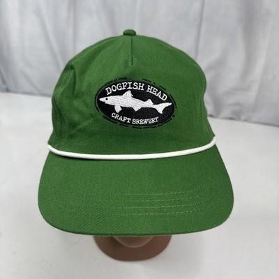 Dogfish Head Brewery Snapback Hat Kelly Green Adult Mens