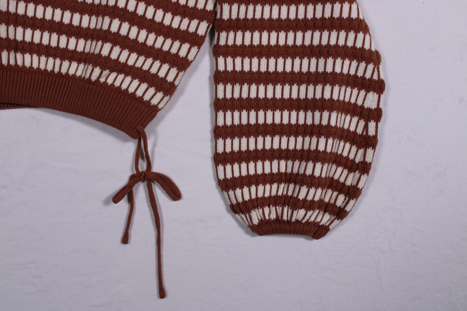 Willow + Root Collard Split Neck Cropped Sweater … - image 3