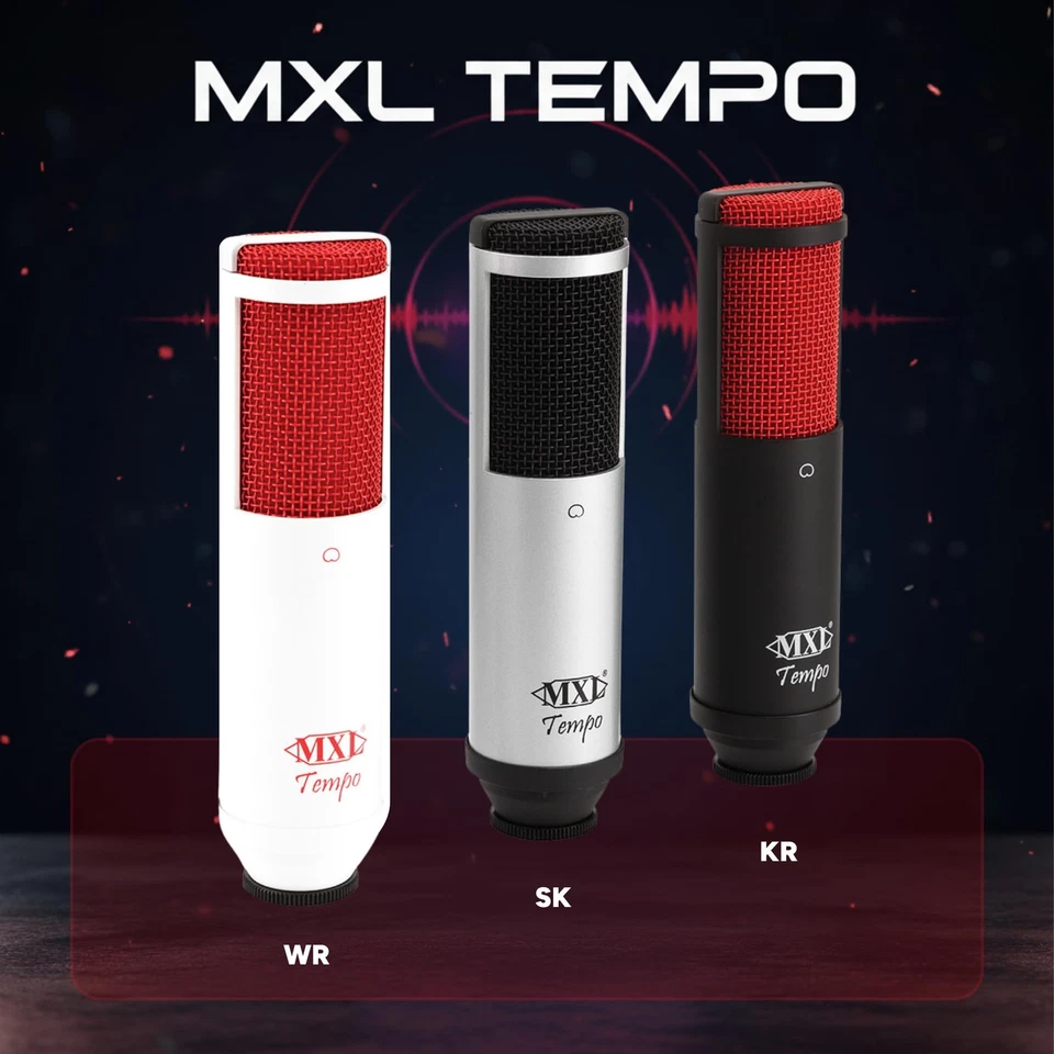 MXL Mics, 1 Instrument Condenser Microphone, Black/Red, 2.95 x 5.91 x 12.20 - Image 3 of 4