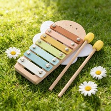 Playing The Piano Garden Children Early Education Toy Xylophone Kids