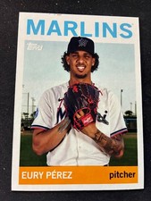 2025 Topps Archives EURY PEREZ #39 Miami Marlins