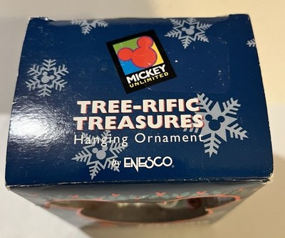 VTG Disney Mickey Unlimited Enesco Christmas Holiday Ornament
