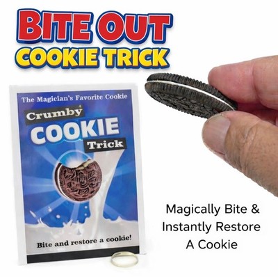 Deluxe BITE OUT RESTORE COOKIE Eat Rubber Fake Oreo Magic Trick Deluxe BITE OUT RESTORE COOKIE Eat Rubber Fake Oreo Magic Trick