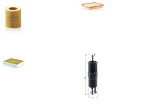 Inspektionspaket Filtersatz XL MANN-FILTER Aktivkohlefilter Filtereinsatz 435