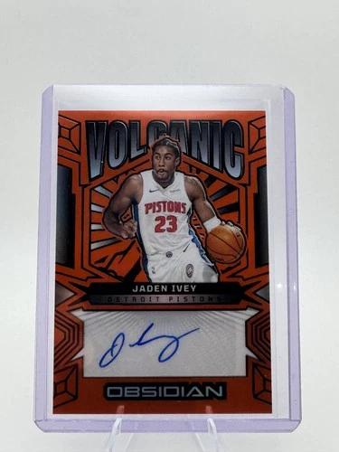 2024-25 Obsidian #VS-IVY Jaden Ivey Volcanic Signatures Orange Flood #/49