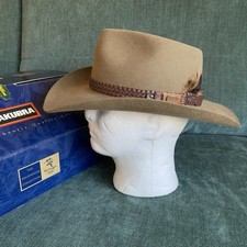 AKUBRA Spirit of Australia 56 Hat Fawn - Sydney Olympics With Box  Millennium