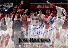 2019 Stadium Club #SCA-JBR Jose Briceno Autographs