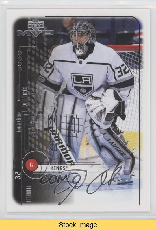 2018 MVP 1998-99 20th Anniversary Tribute Silver Script Jonathan Quick READ 0qr0