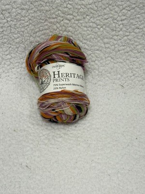 Cascade Yarns Heritage Prints Sock Yarn Color 146 Superwash Merino Wool Nylon 43