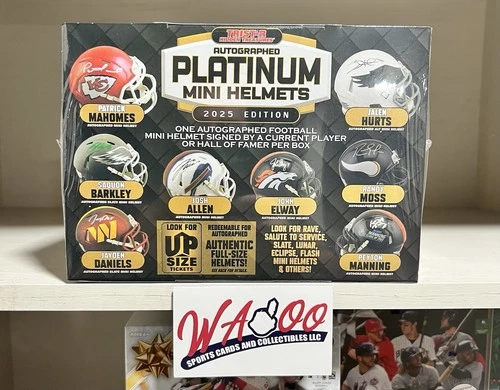 2025 TRISTAR Hidden Treasures Platinum Autographed Mini Helmet Mystery Box