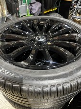 22 Range Rover Wheels Tires Gloss Black Pirelli Scorpion Lr 28545r22