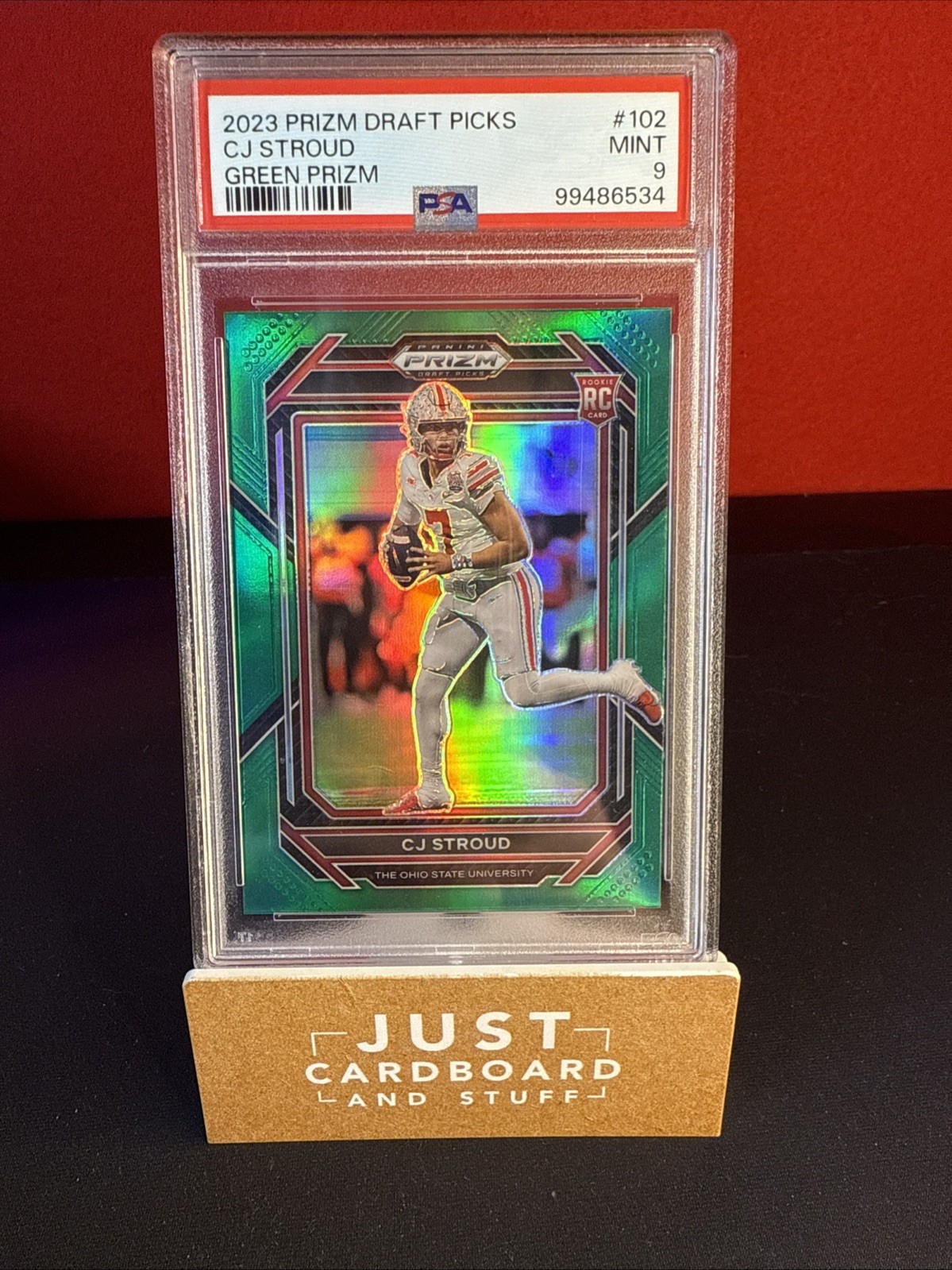 2023 Panini Prizm Draft Picks - C.J. Stroud #102 Green Prizm (RC)