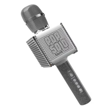 PopSolo Bling Gem Edition Bluetooth Karaoke Microphone by Tzumi (Black)