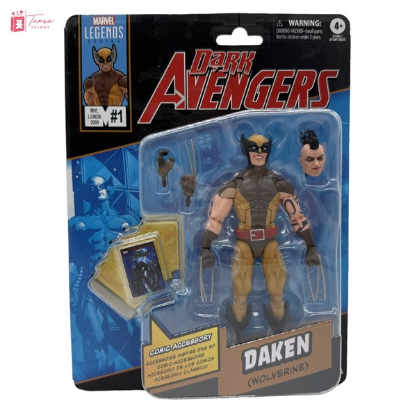 Hasbro Marvel Legends Dark Avengers Daken (Wolverine) Actionfigur Comic-ZubehöR-image