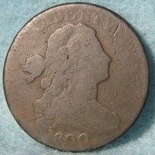 1800 Draped Bust Large Cent ~ Old US Coin #519