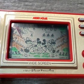 Nintendo Game & Watch Mickey Mouse Wide Screen Handheld Electronic Game