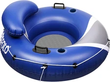 River Tubes for Floating Heavy Duty, Pool Float Adult,53" Inflatable Float Tube