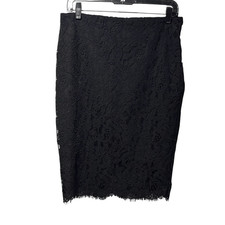 NWT Lauren Ralph Lauren Fully Lined Floral Lace Pencil Skirt