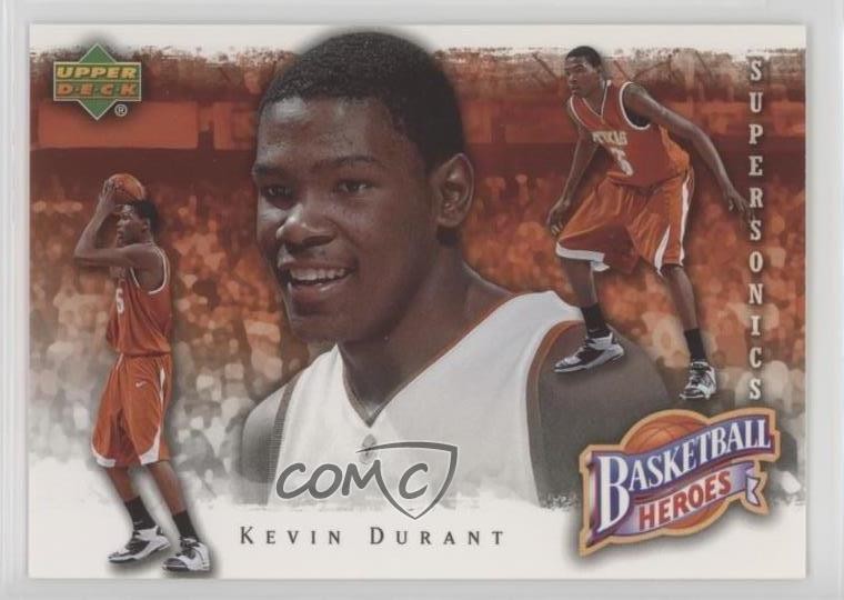 2007-08 Upper Deck Basketball Heroes Kevin Durant #KD-4 Rookie RC 7xr