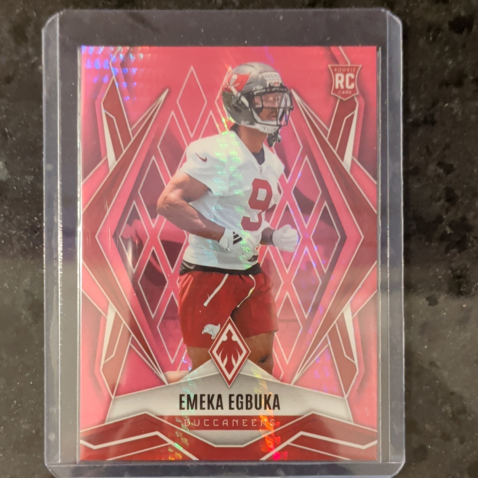 2025 Panini Phoenix - Rookies Emeka Egbuka #225 Pink Winter /299 (RC)
