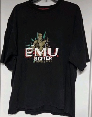 VTG Beer Gear EMU Bitter Beer T-Shirt Men XL, Australian Lager