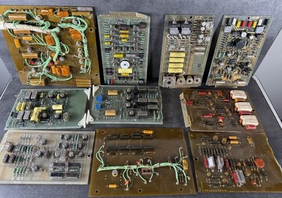 Lot of 43 Vintage Industrial Circuit Boards PCB Assemblies IC Transistor